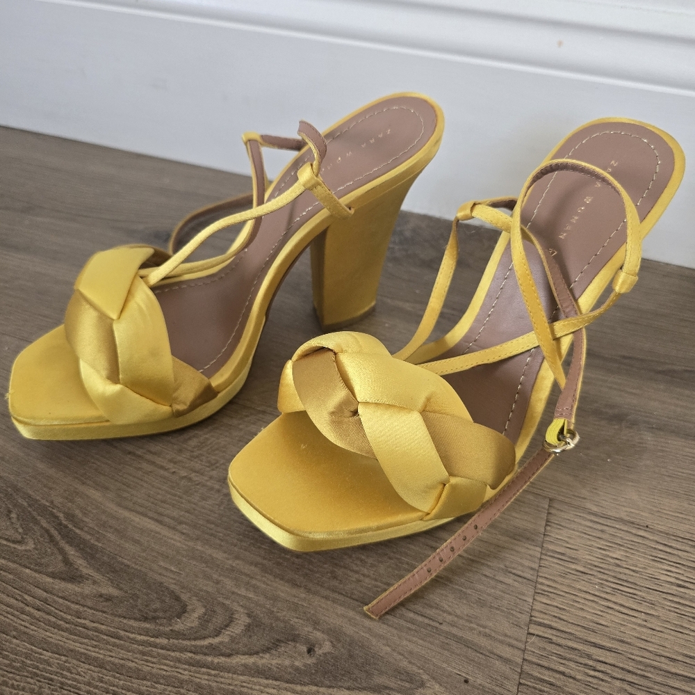 Zara Satin Heels